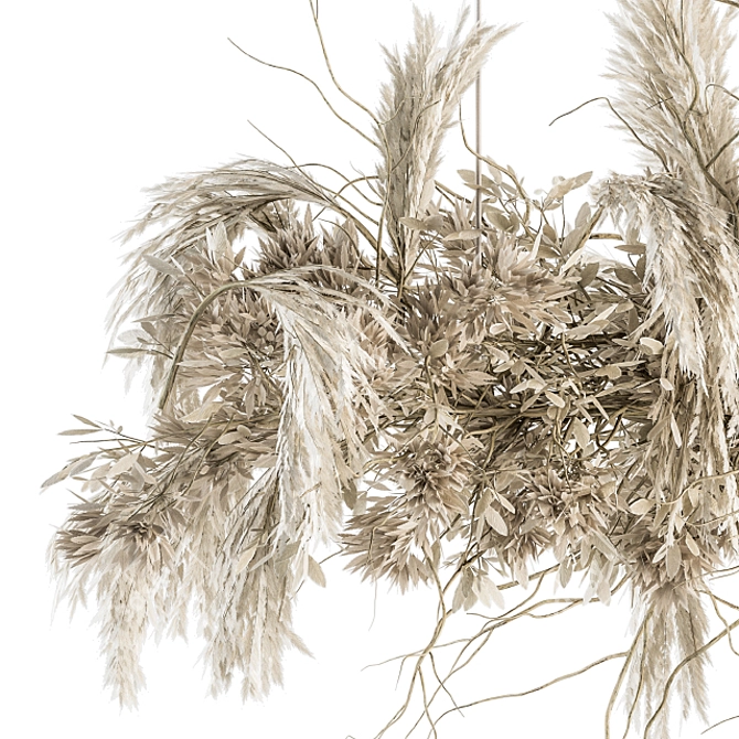 Botanical Bliss: Dried Plant Hanging Set 3D model image 3