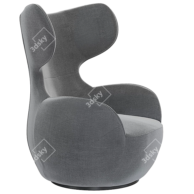 Carbon Swivel Chair 3D model image 1