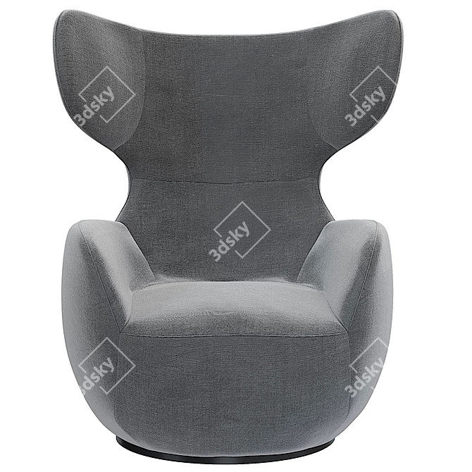 Carbon Swivel Chair 3D model image 2