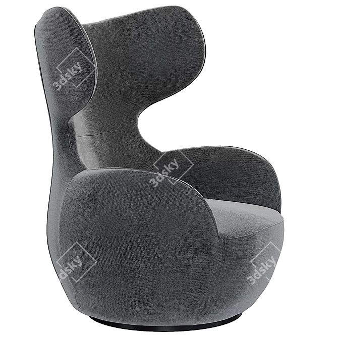 Carbon Swivel Chair 3D model image 4