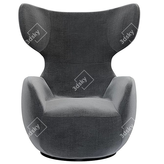 Carbon Swivel Chair 3D model image 5