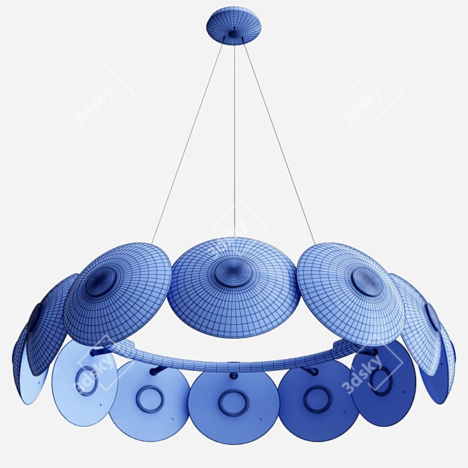 Sumner Metal Pendant Light 3D model image 5