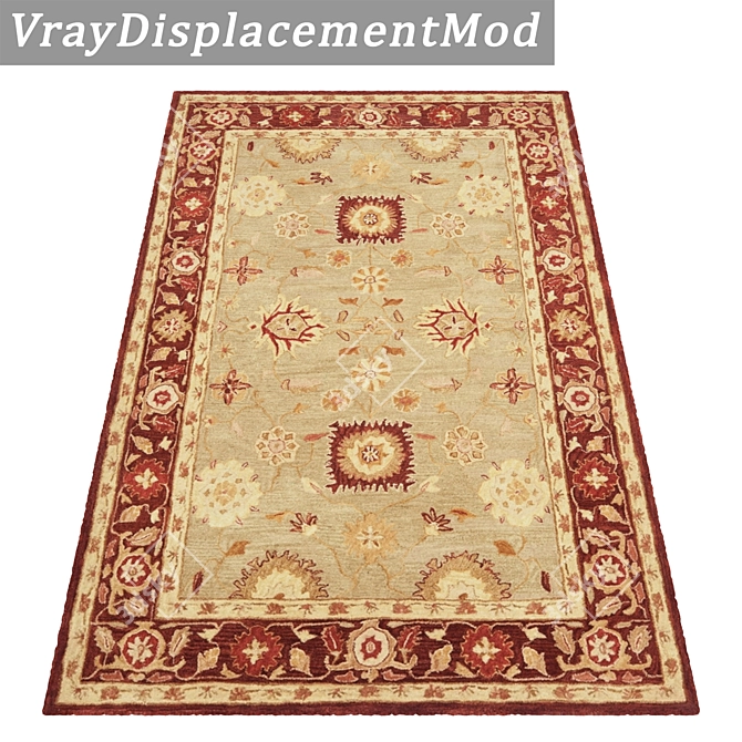 Luxury Carpets Set | High-Quality Textures 3D model image 3