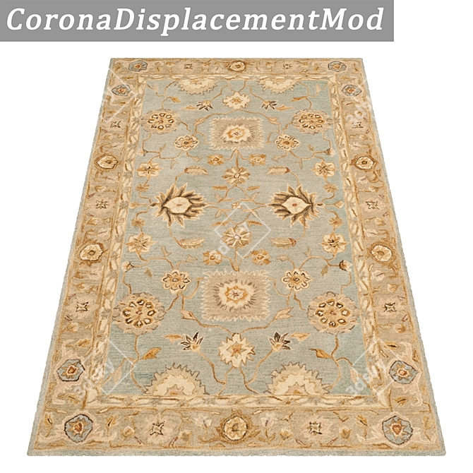 Luxury Carpets Set | High-Quality Textures 3D model image 4