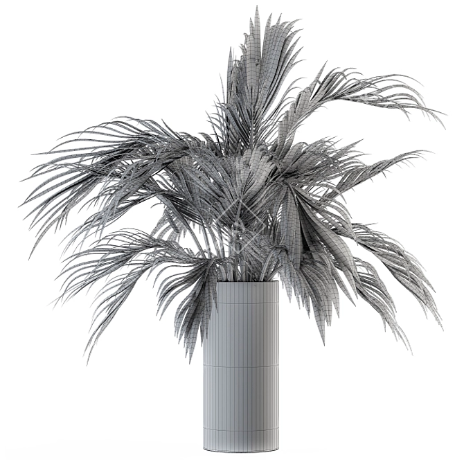 Palm Paradise Bouquet 3D model image 4