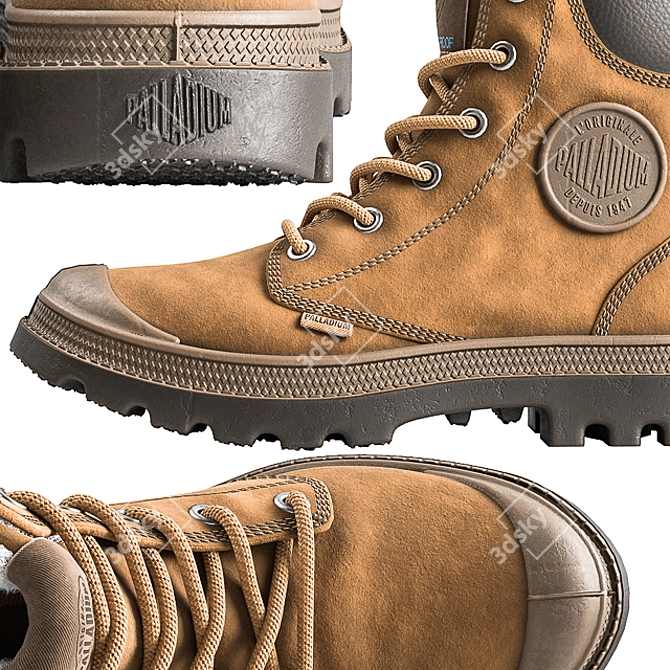 PALLADIUM Pampa Sport Cuff: Durable & Stylish 3D model image 4