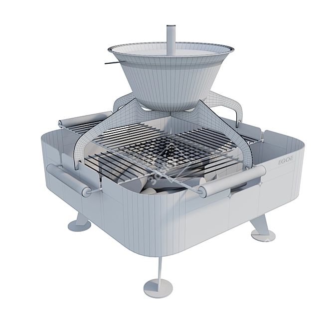 EGOE Square Grill 3D model image 3