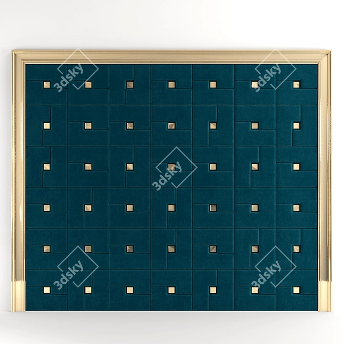 Elegant Decorative Panel 3D model image 2