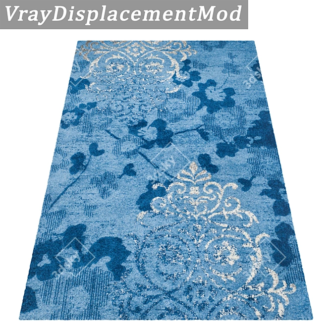 Luxury Rug Set: High-Quality Carpets 3D model image 3