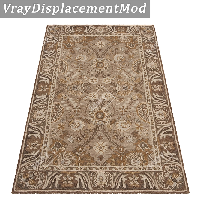 Luxury Carpet Set: High-Quality Textures 3D model image 3