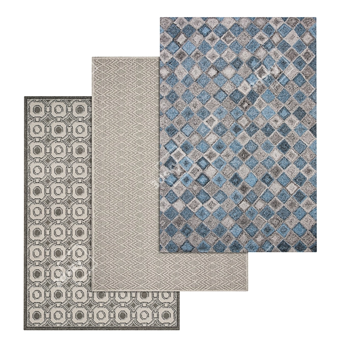 Versatile High-Quality Carpet Set 3D model image 1