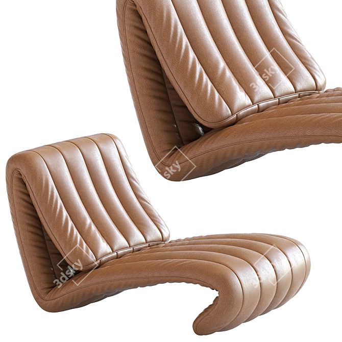 Modern Armchair Ds 266 | Sleek Design by Stefan Heiliger 3D model image 3