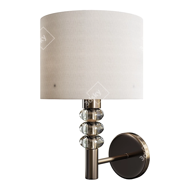 Elegant Maytoni Lincoln Sconce 3D model image 1