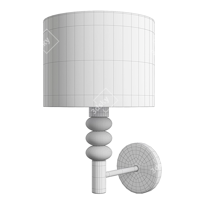 Elegant Maytoni Lincoln Sconce 3D model image 2