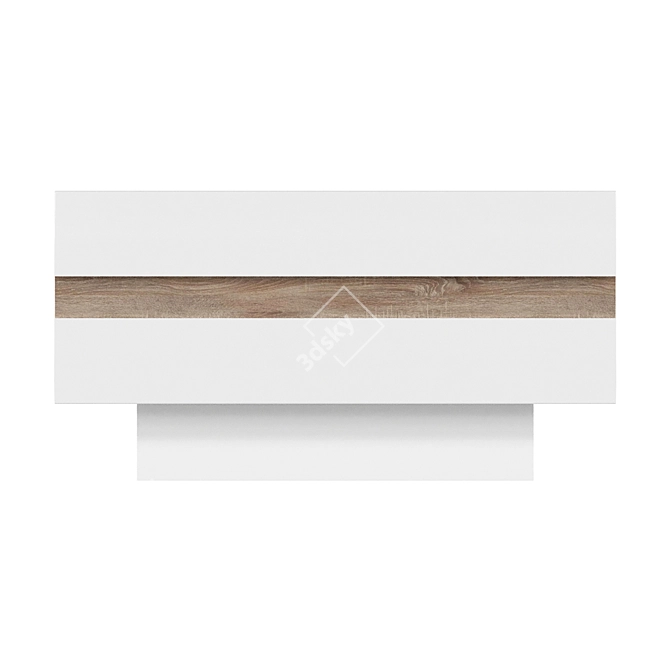 Linate Minimalist Coffee Table 3D model image 2