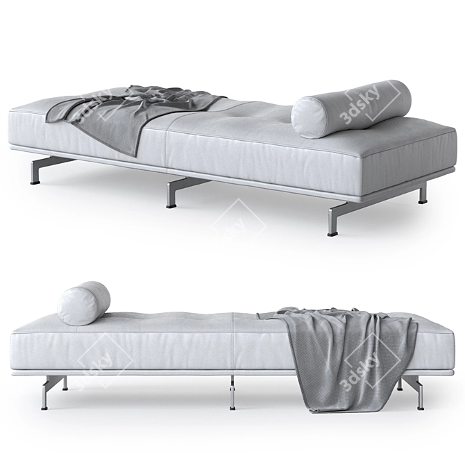 Erik Jorgensen Delphi Daybed: Modern Comfort and Style 3D model image 3