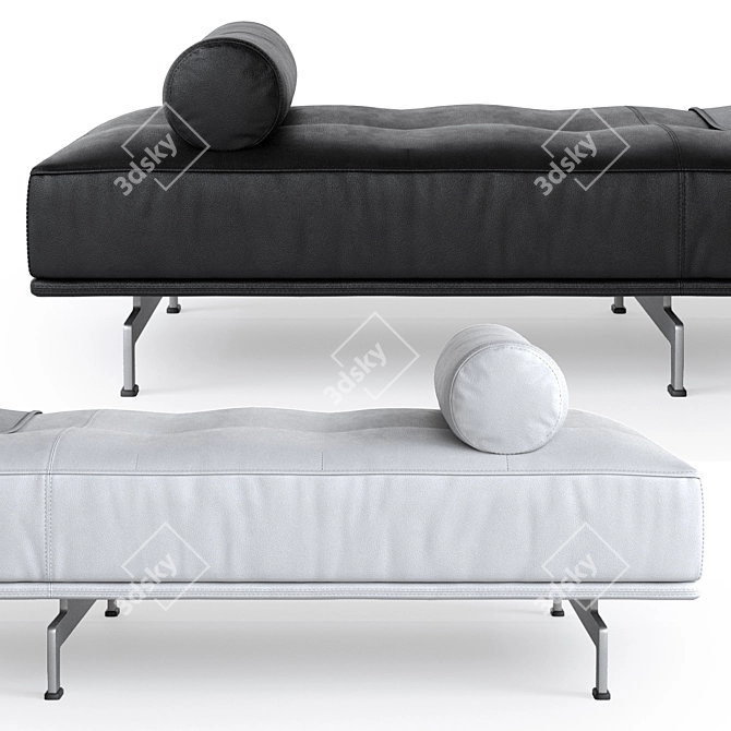 Erik Jorgensen Delphi Daybed: Modern Comfort and Style 3D model image 4