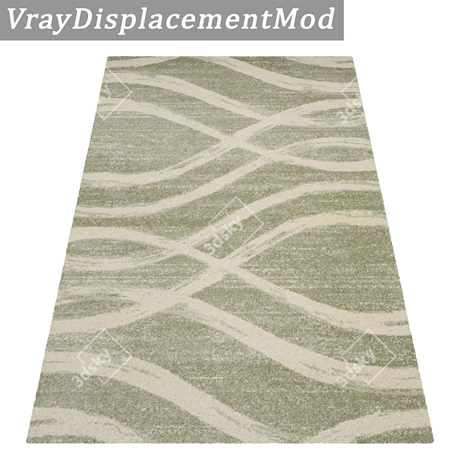 Luxury Texture Carpets Set 3D model image 3