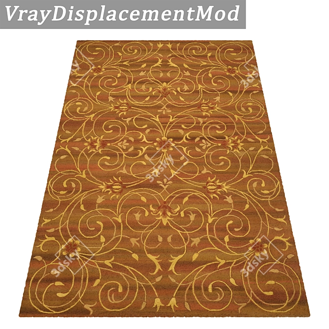 Luxury Carpet Set: High-Quality Textures for Stunning Renders 3D model image 3