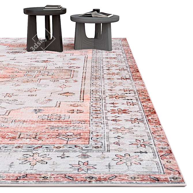 Luxury Archive Collection: No. 167 Carpet 3D model image 2