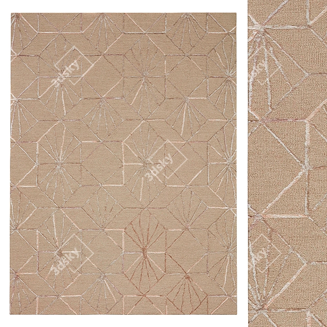  Elegant Artisan Carpet | No. 168 3D model image 1