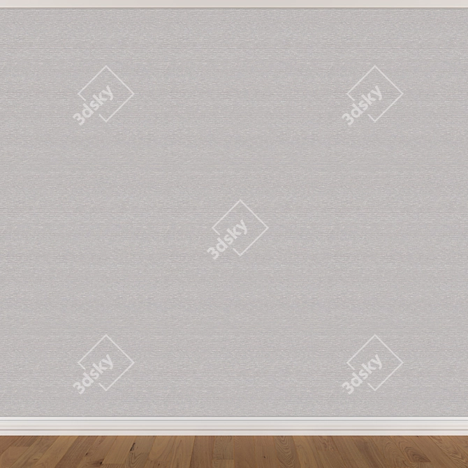 Seamless Wallpaper Set 1674 - 3 Color Options 3D model image 2