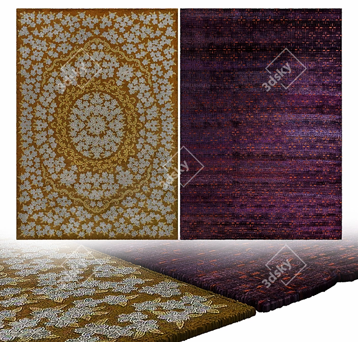 Elegant Interior Carpets 3D model image 2