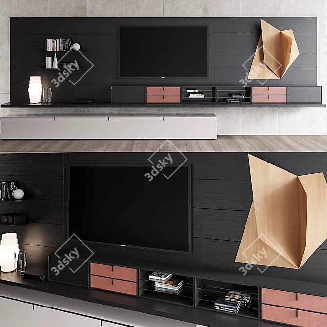 Poliform Quid: Sleek Living Room Set 3D model image 1