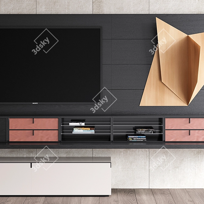 Poliform Quid: Sleek Living Room Set 3D model image 2