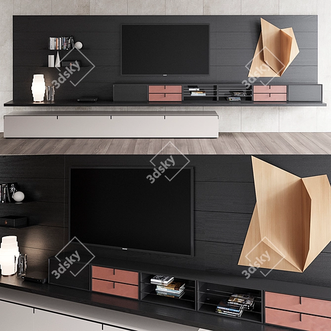 Poliform Quid: Sleek Living Room Set 3D model image 3
