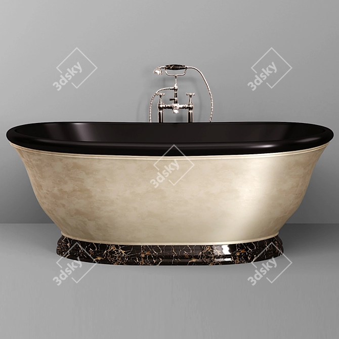 Elegant Devon&Devon Aurora30 Freestanding Tub 3D model image 2