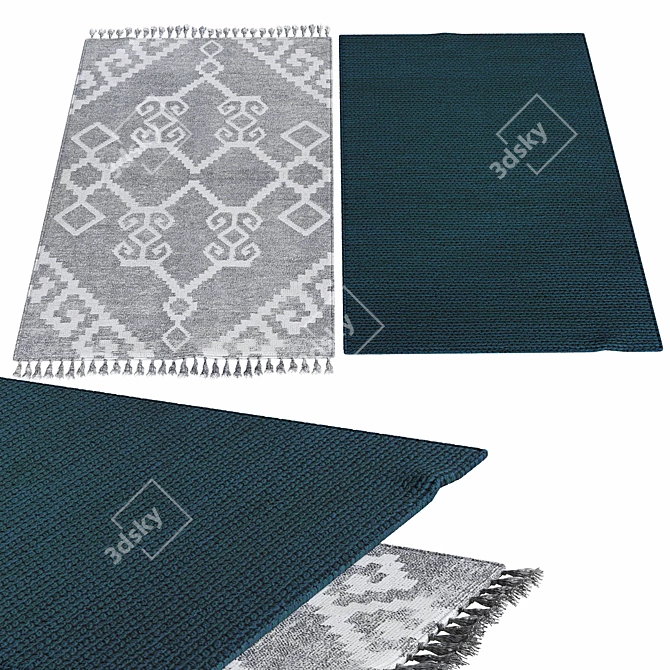 Luxurious Polyblend Carpets 3D model image 1