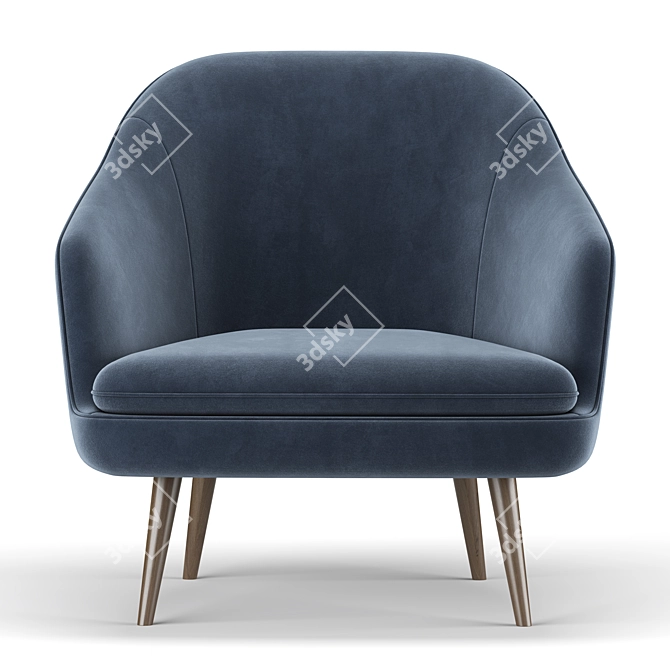 Elevate Your Space with the Garret Armchair 3D model image 3