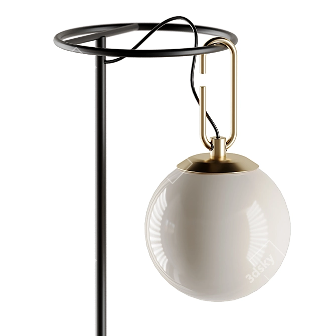 Sleek and Stylish Artemide NH 22 Floor Lamp 3D model image 2