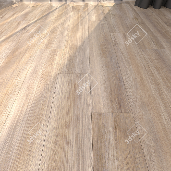 Boreal Sand Parquet - Multi-Texture 20x120 cm 3D model image 1