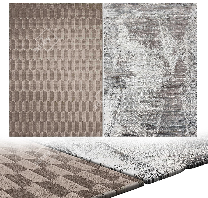 Перевод: "Carpets for interior"

Stylish Home Carpets 3D model image 2