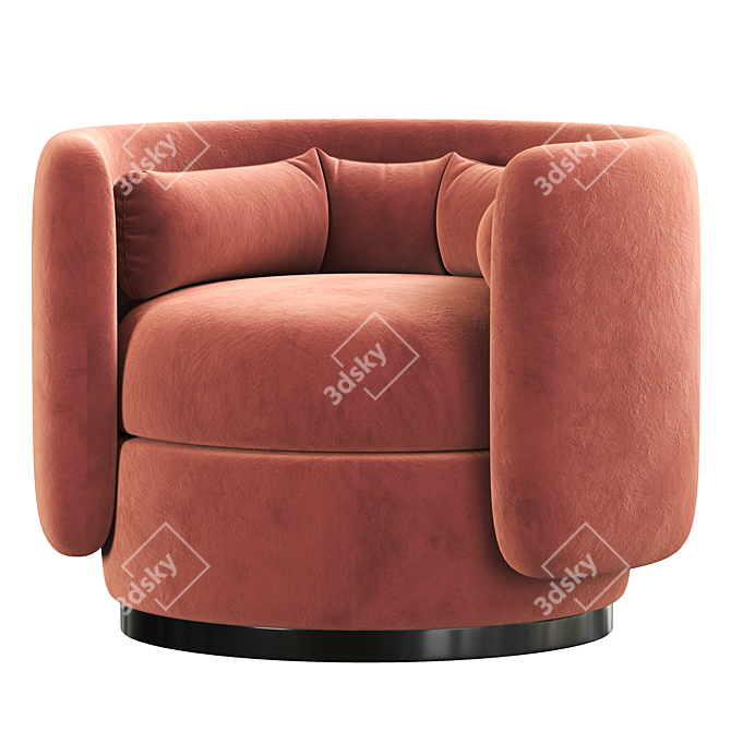 Contemporary Armchair by Philippe Malouin 3D model image 3