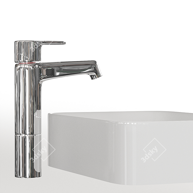 Sleek and Functional: Ikea HÖRVIK Sink 3D model image 4