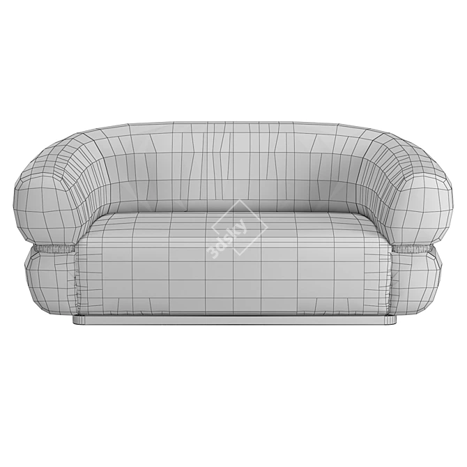 Modern Malibu Settee: Stylish, Versatile, and Comfortable 3D model image 5