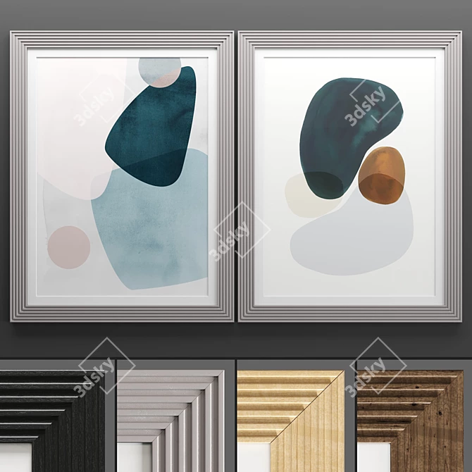 Art Frame 700: Stylish 50x70cm Frames 3D model image 1