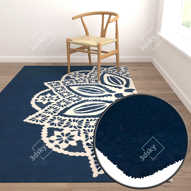 Title: Luxury Carpet Set 3D model image 5