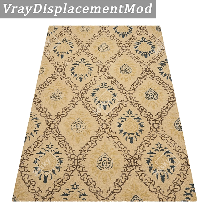 Elegant Carpets Set 3D model image 3