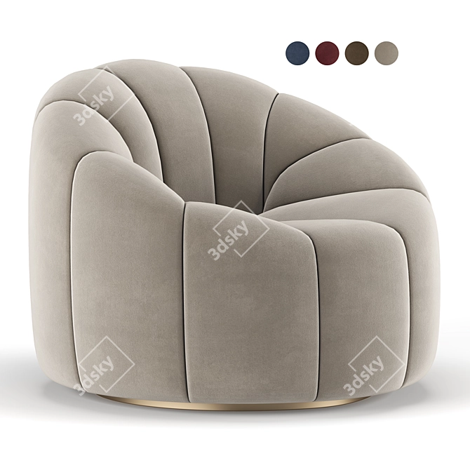 Elevate Your Comfort: Garret Chair 3D model image 1