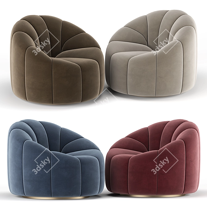 Elevate Your Comfort: Garret Chair 3D model image 2