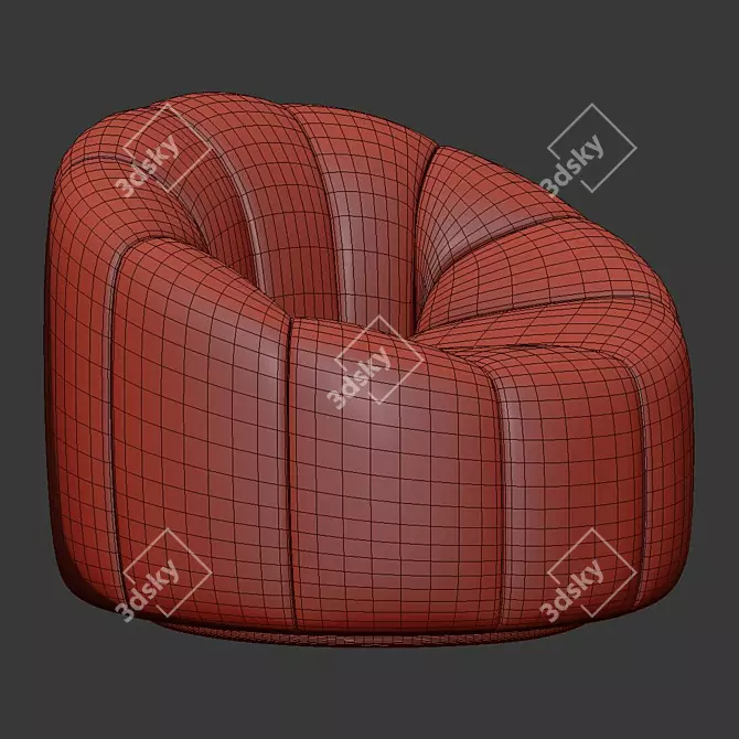 Elevate Your Comfort: Garret Chair 3D model image 5
