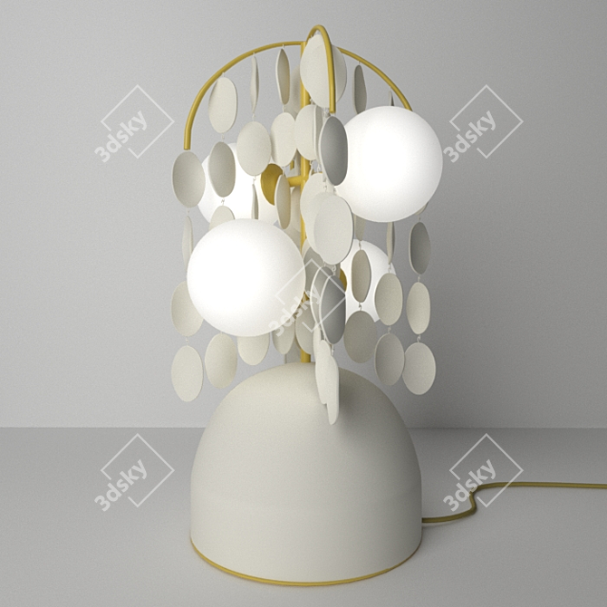 Clay Melody Table Lamp 3D model image 1