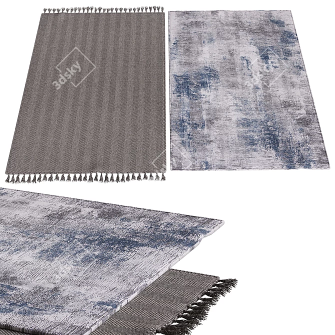 Luxury Plush Carpets 3D model image 1