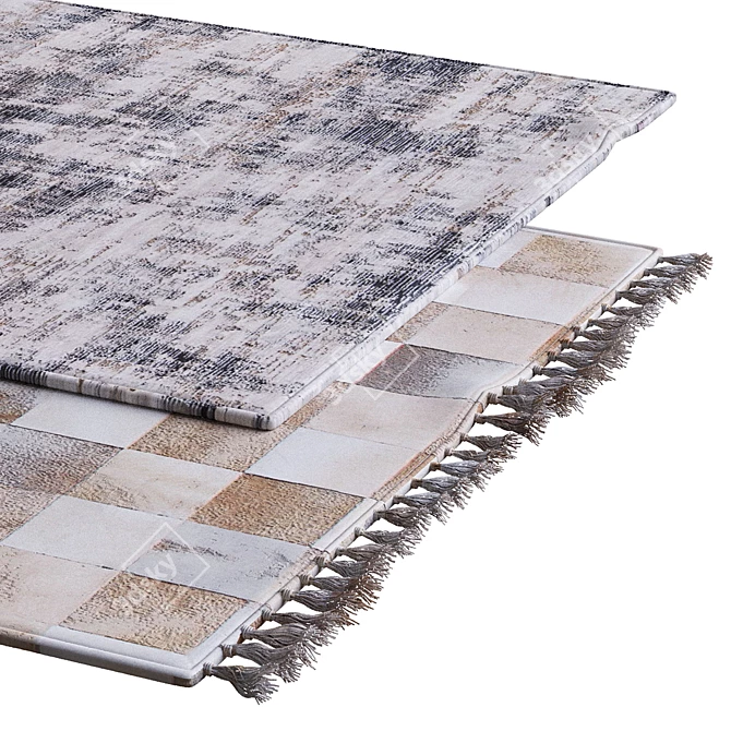 Elegant Rugs: Luxurious Carpets 3D model image 2