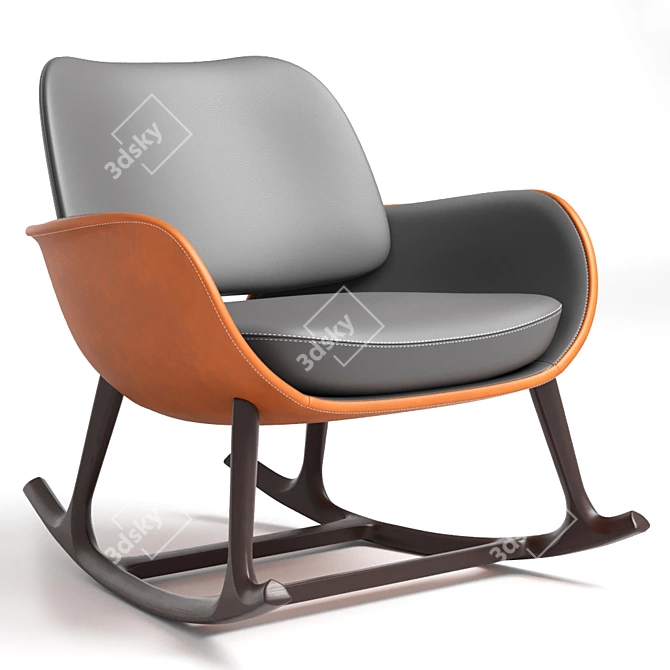 Title: Martha Armchair: Sleek Design, Comfortable Seating 3D model image 1