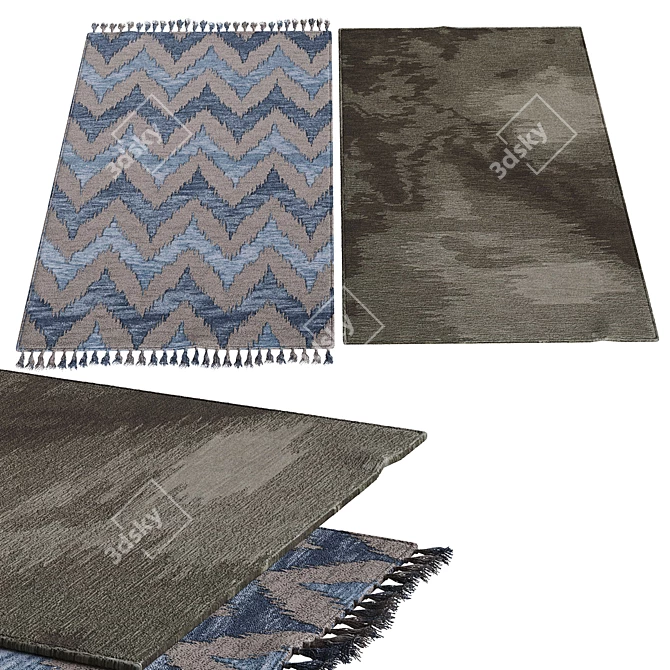 Poly Blend Carpets: Luxurious and Durable 3D model image 1